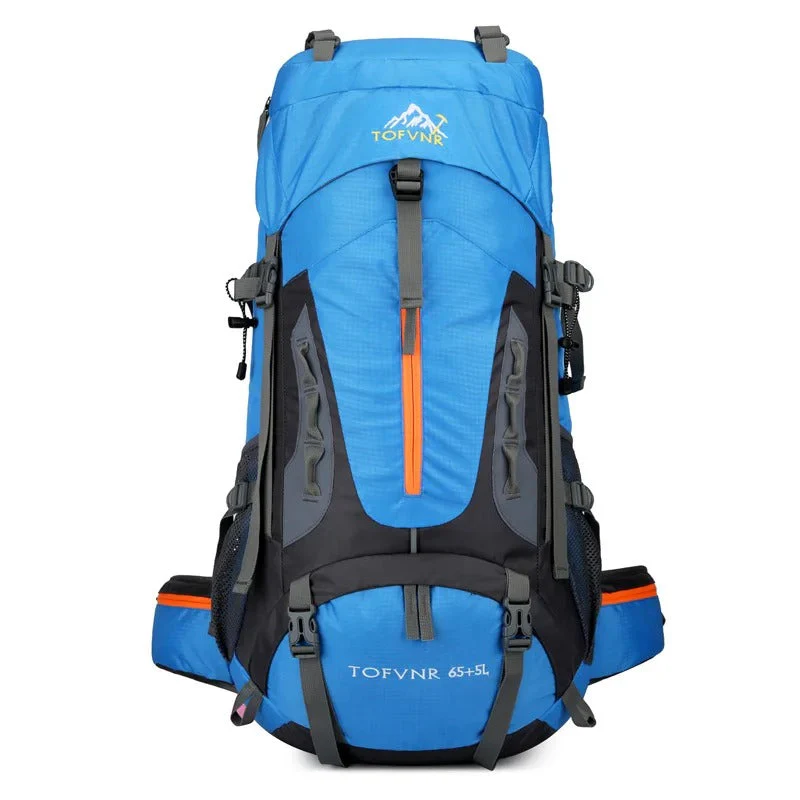 Sac à dos de randonnée étanche 60L – Grand sac extérieur pour camping, trekking et voyage - Image 3