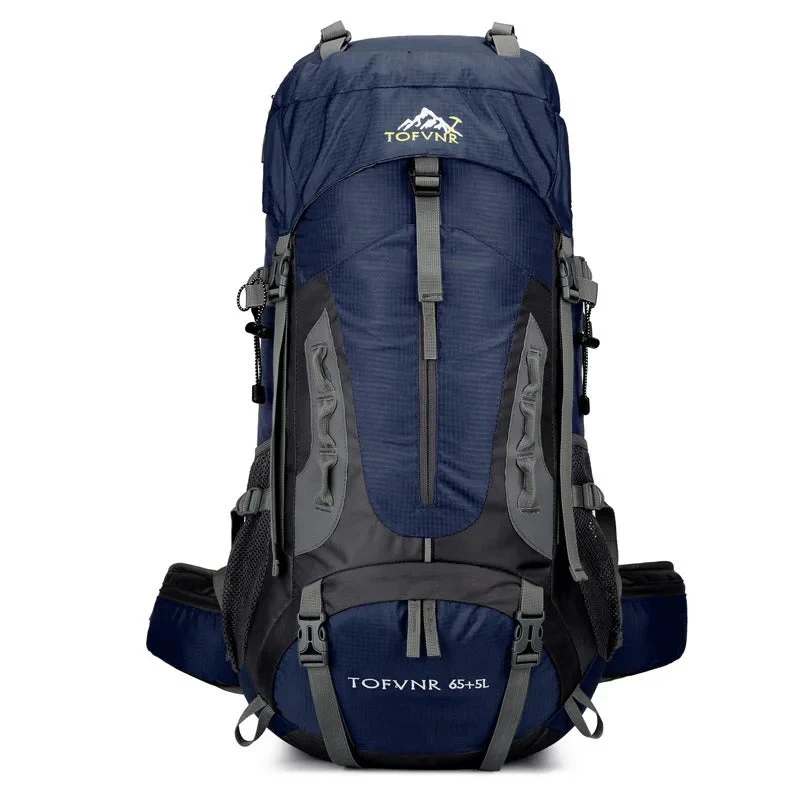 Sac à dos de randonnée étanche 60L – Grand sac extérieur pour camping, trekking et voyage - Image 9