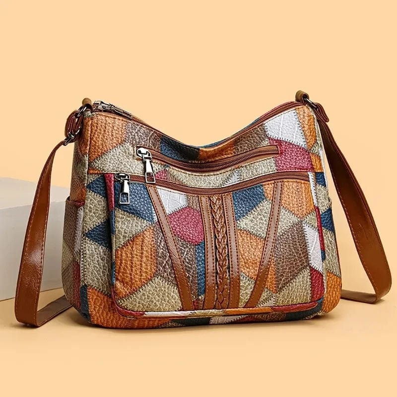 Sac à Épaule Femme En Cuir Marron - Image 2