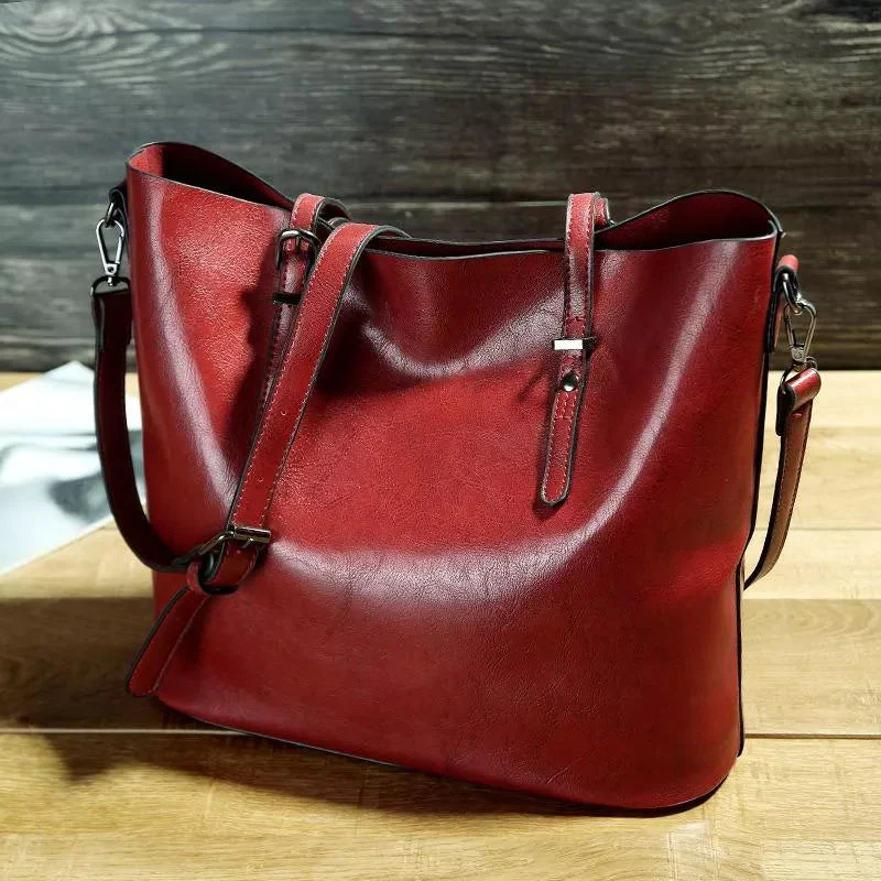 Sac à main femme tendance – Grand format en simili cuir avec anses solides - Image 6