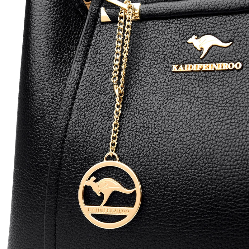 Sac bandoulière et épaule femme cuir souple luxe - Image 10