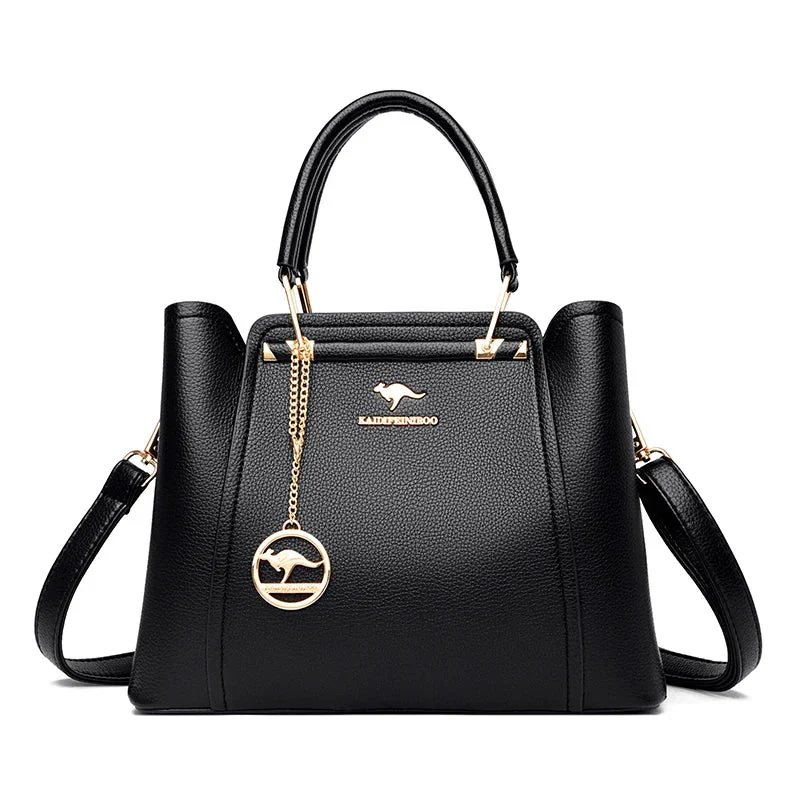 Sac bandoulière et épaule femme cuir souple luxe - Image 11