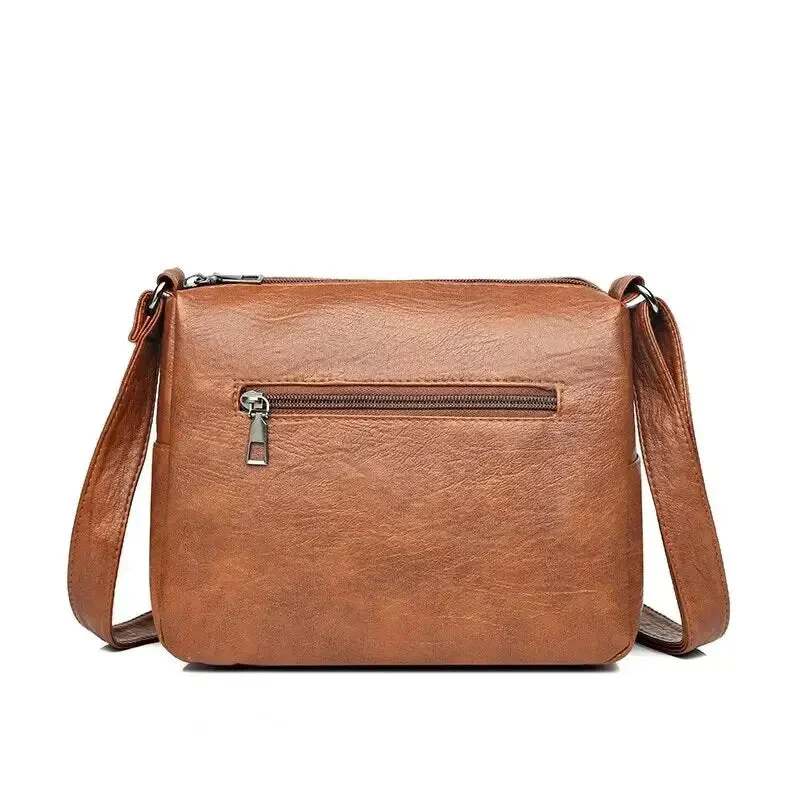 Sac Bandoulière Vintage Femme en Cuir Souple 'Love' - Image 9