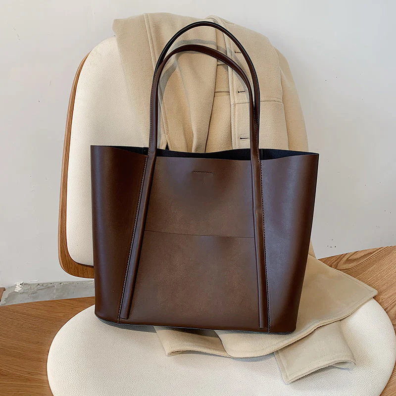 Sac Cabas en Cuir Durable et Spacieux pour Femme – Sac Épaule Chic