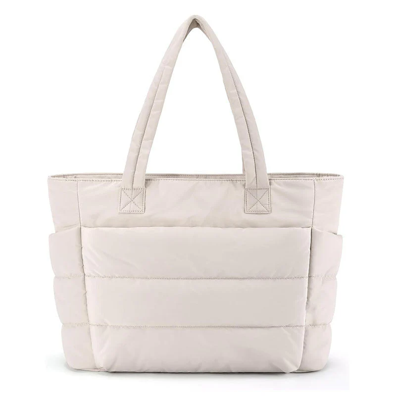 Sac Cabas Matelassé Femme – Compartiment Ordinateur Spacieux et Élégant - Image 3