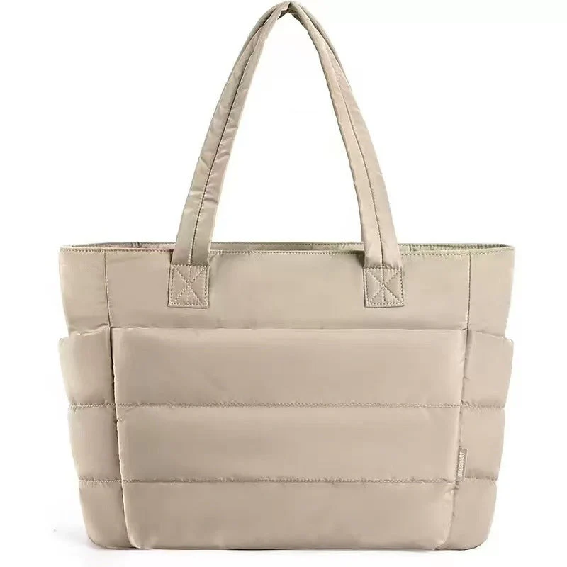 Sac Cabas Matelassé Femme – Compartiment Ordinateur Spacieux et Élégant - Image 4