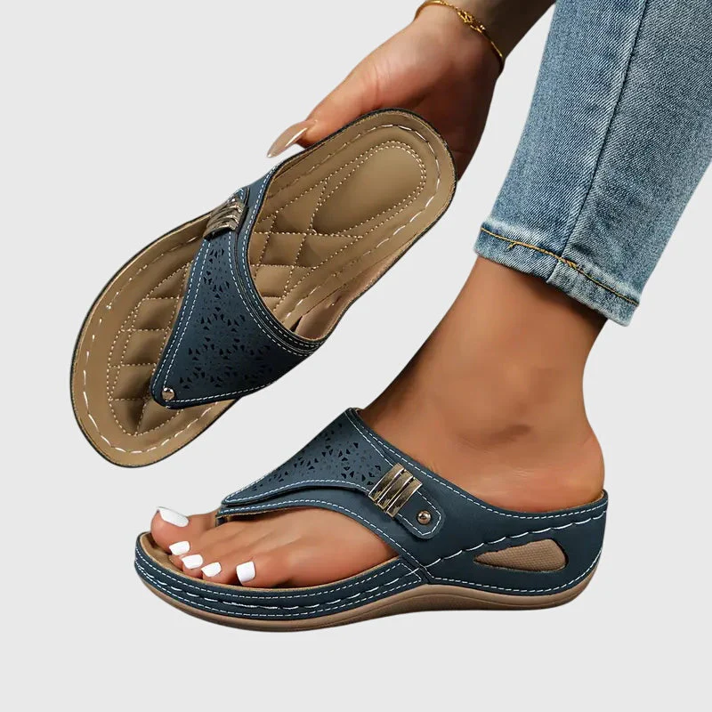 Sandales femme confort a semelle soutenante - Pratiques et legeres - Image 2