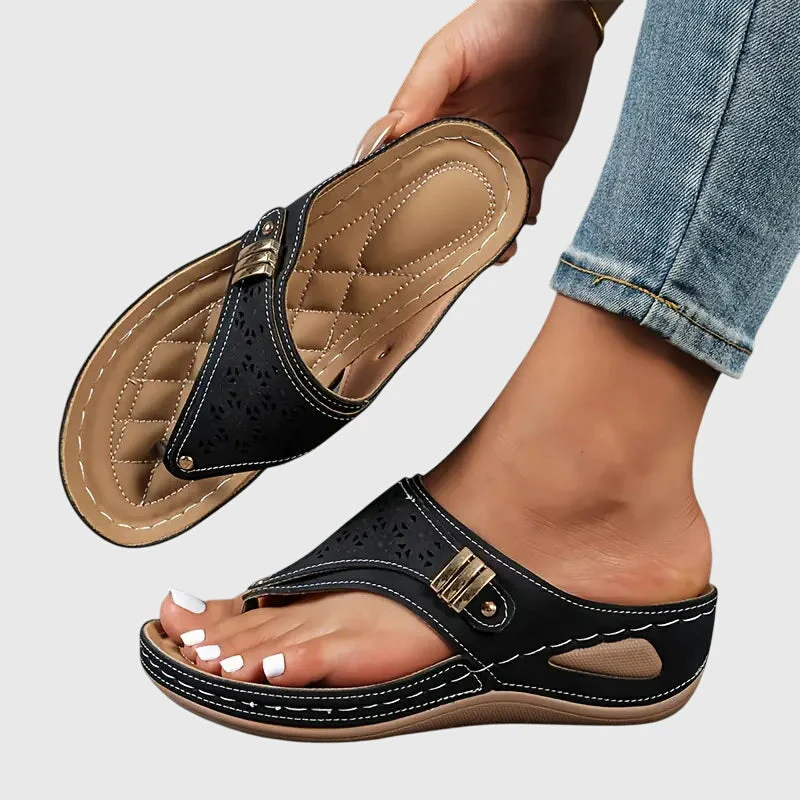 Sandales femme confort a semelle soutenante - Pratiques et legeres - Image 3