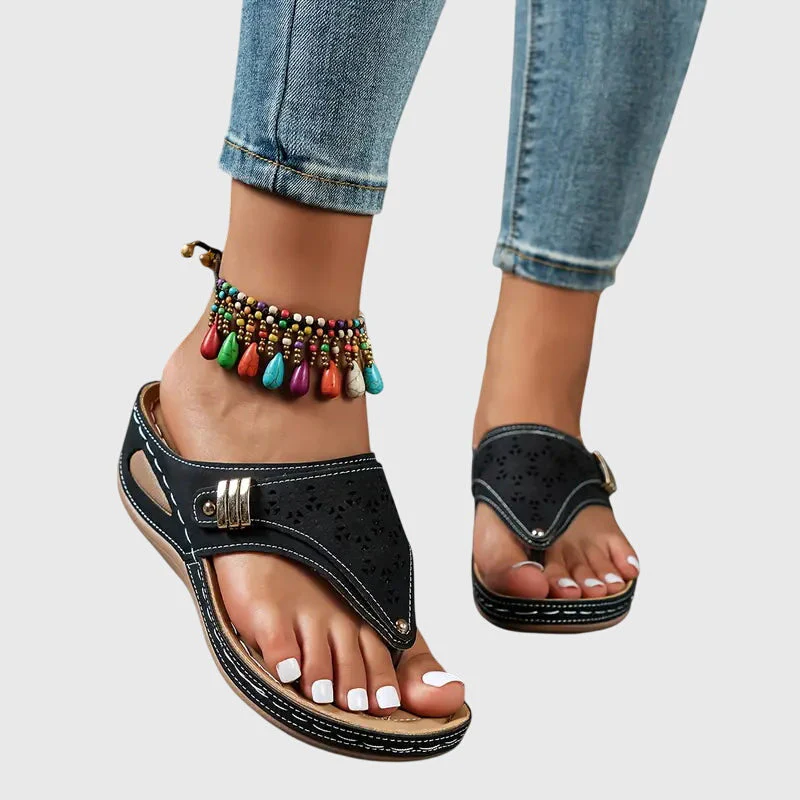 Sandales femme confort a semelle soutenante - Pratiques et legeres - Image 7