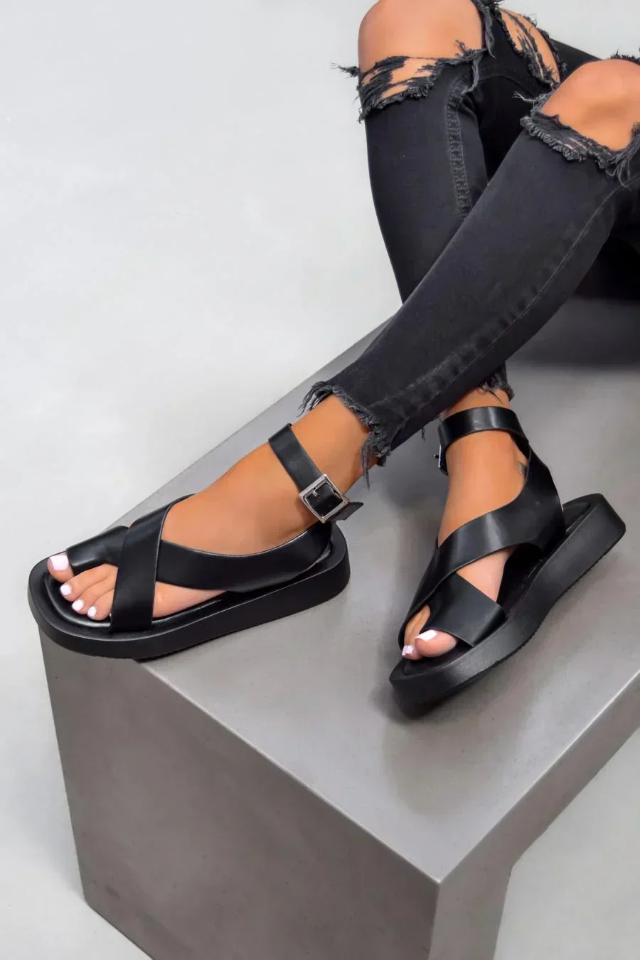 Sandales gladiateur à semelle épaisse premium élégantes femmes – Chaussures d’été durables confortables et de soutien - Image 5
