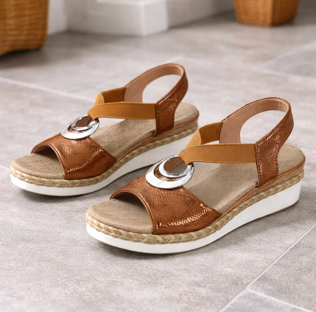 Sandales orthopédiques à brides croisées pour femmes – Soutien, confort et style décontracté pour la marche - Image 8