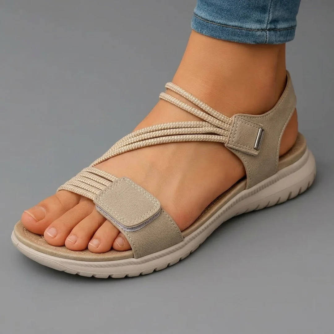 Sandales orthopediques femme a semelle souple - Confortables et faciles a porter