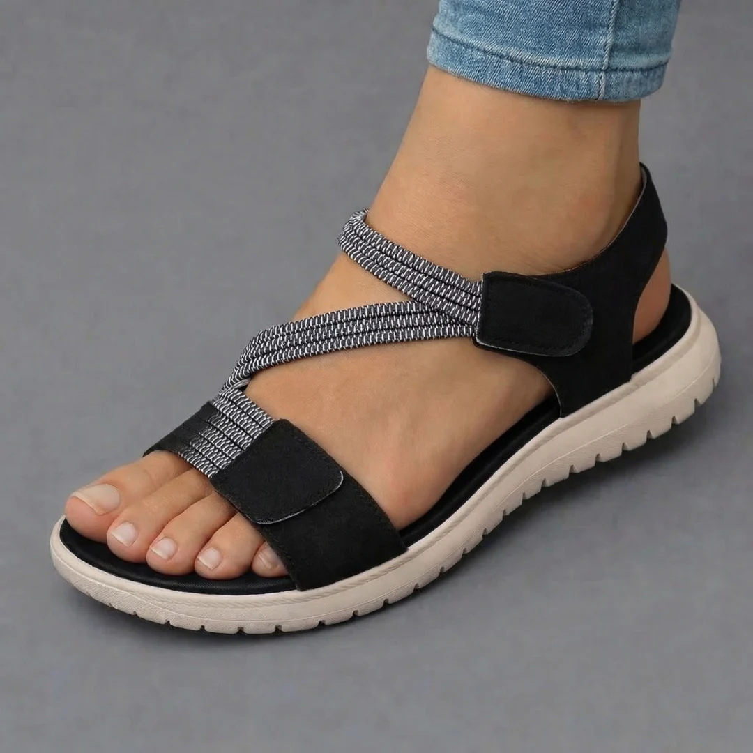 Sandales orthopediques femme a semelle souple - Confortables et faciles a porter - Image 2