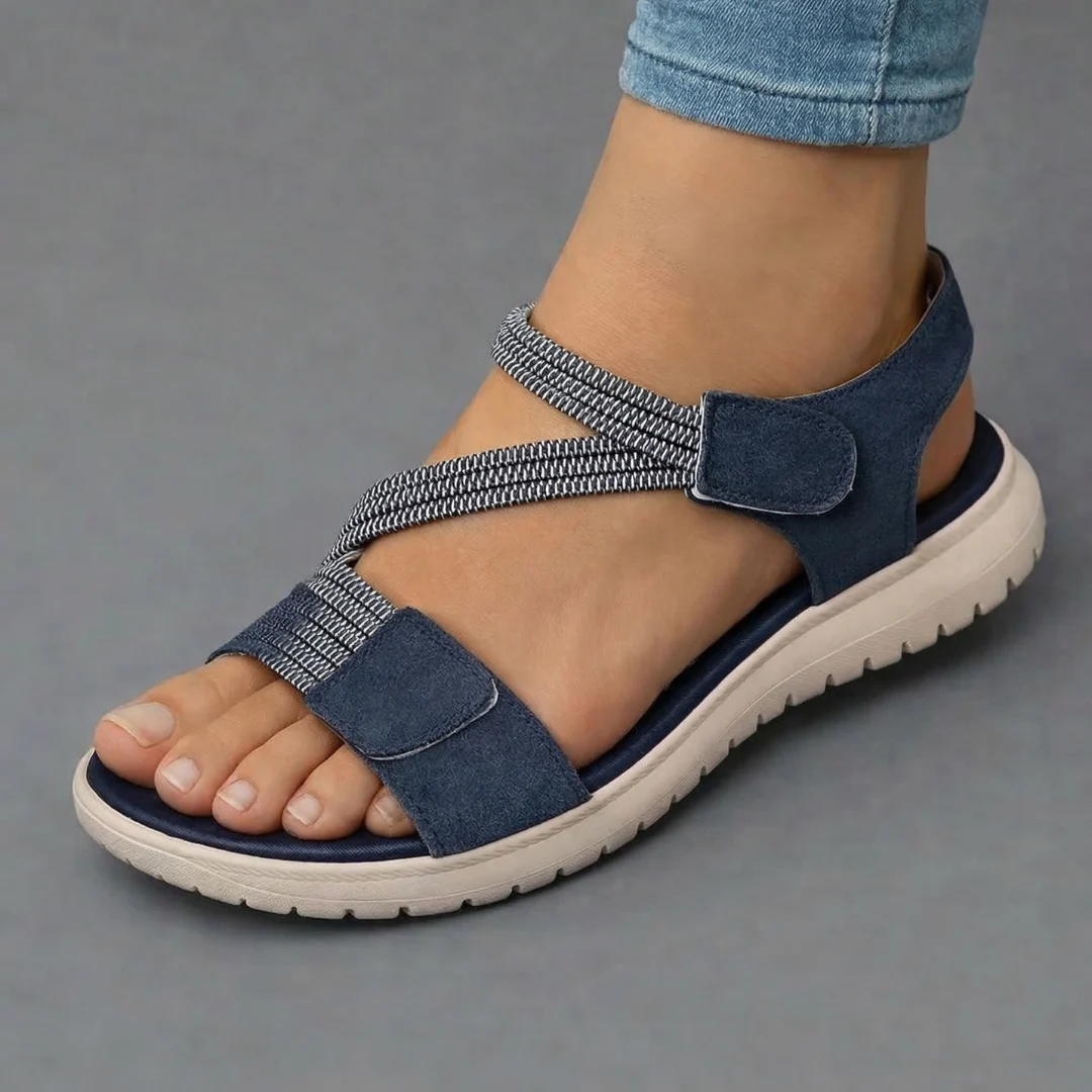 Sandales orthopediques femme a semelle souple - Confortables et faciles a porter - Image 3