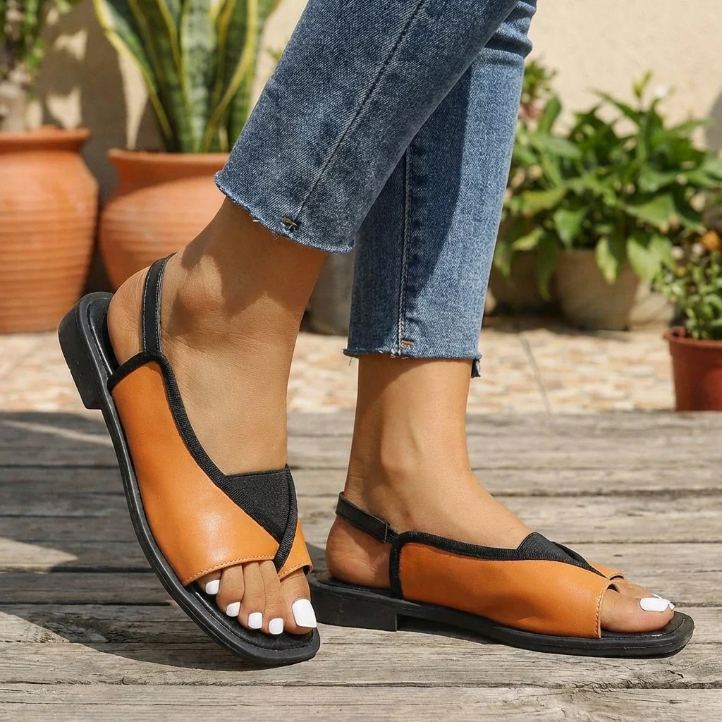 Sandales plates slingback femme – Ouvertes et confortables - Image 2