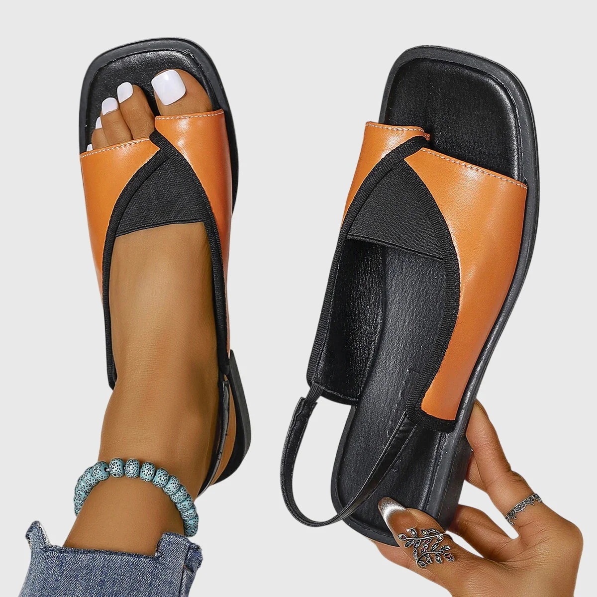 Sandales plates slingback femme – Ouvertes et confortables - Image 4