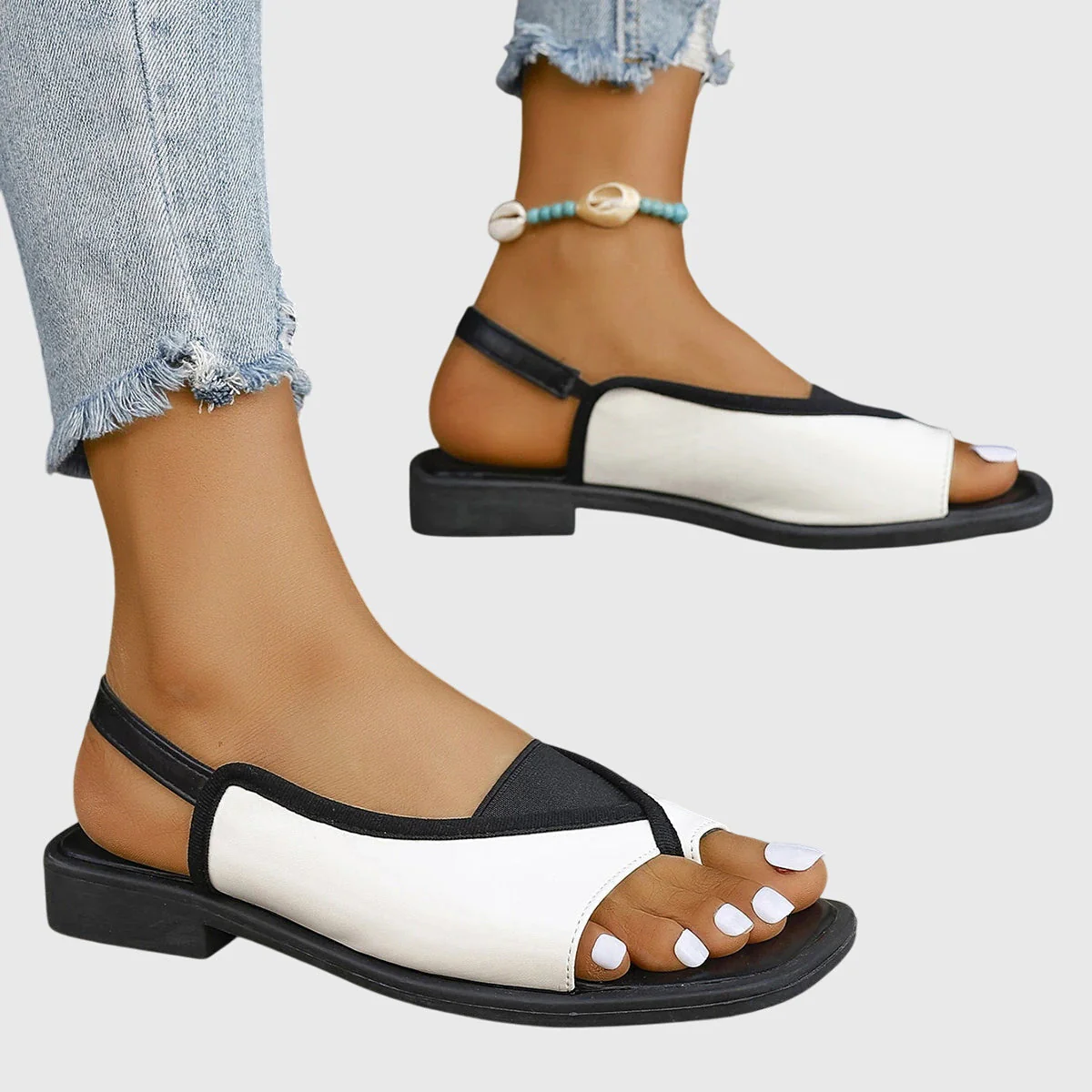 Sandales plates slingback femme – Ouvertes et confortables - Image 5