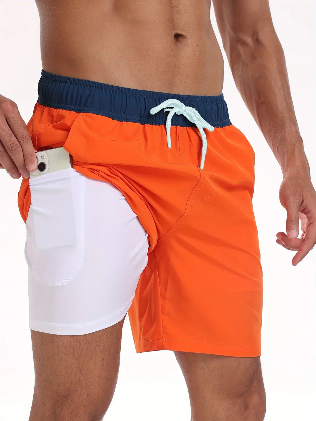 Short de bain athlétique à séchage rapide pour hommes - Image 5