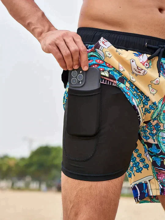 Short de bain homme d'ete - Leger et confortable - Image 4