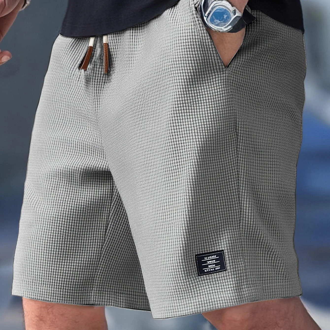 Short élégant et ample pour homme – Un style estival décontracté et confortable - Image 5