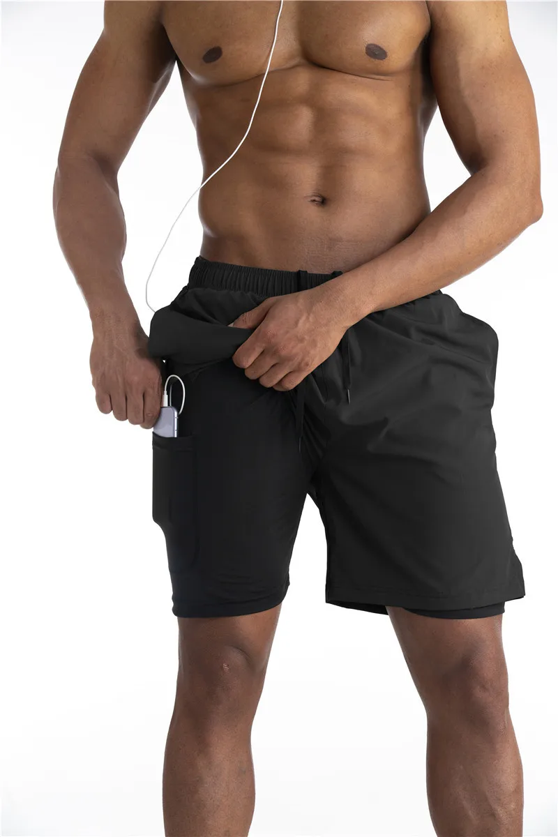 Shorts Athlétiques Premium pour Homme – Shorts avec Doublure Confort et Poche Téléphone - Image 5