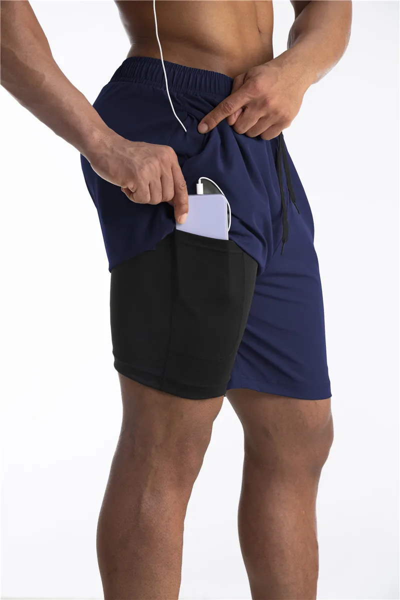 Shorts Athlétiques Premium pour Homme – Shorts avec Doublure Confort et Poche Téléphone - Image 7