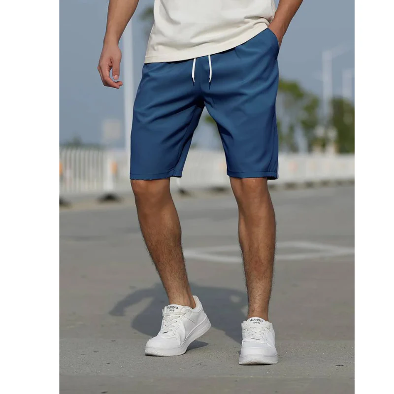 Shorts Décontractés Homme avec Cordon – Shorts Légers d’Été Taille Basse - Image 2