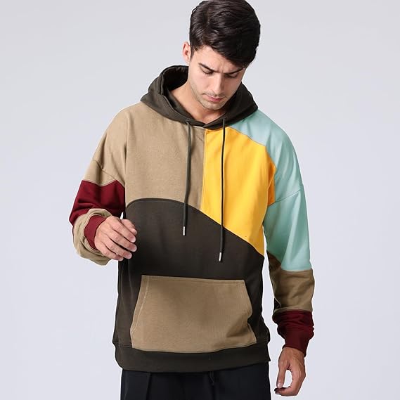 Sweat à Capuche Coloré Moderne et Stylé pour Homme - Image 2