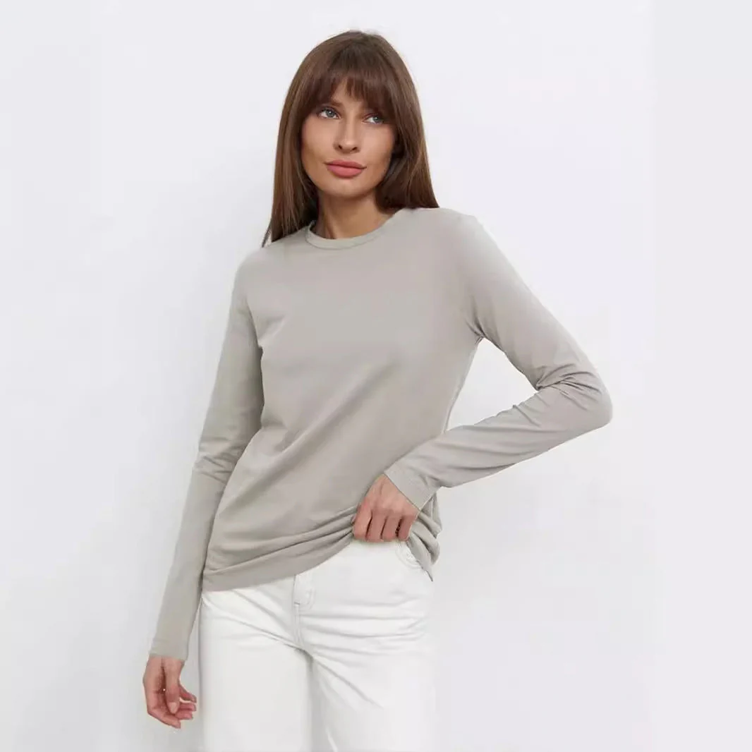 T-shirt à Manches Longues pour Femme – Haut Élégant et Décontracté Moderne - Image 3