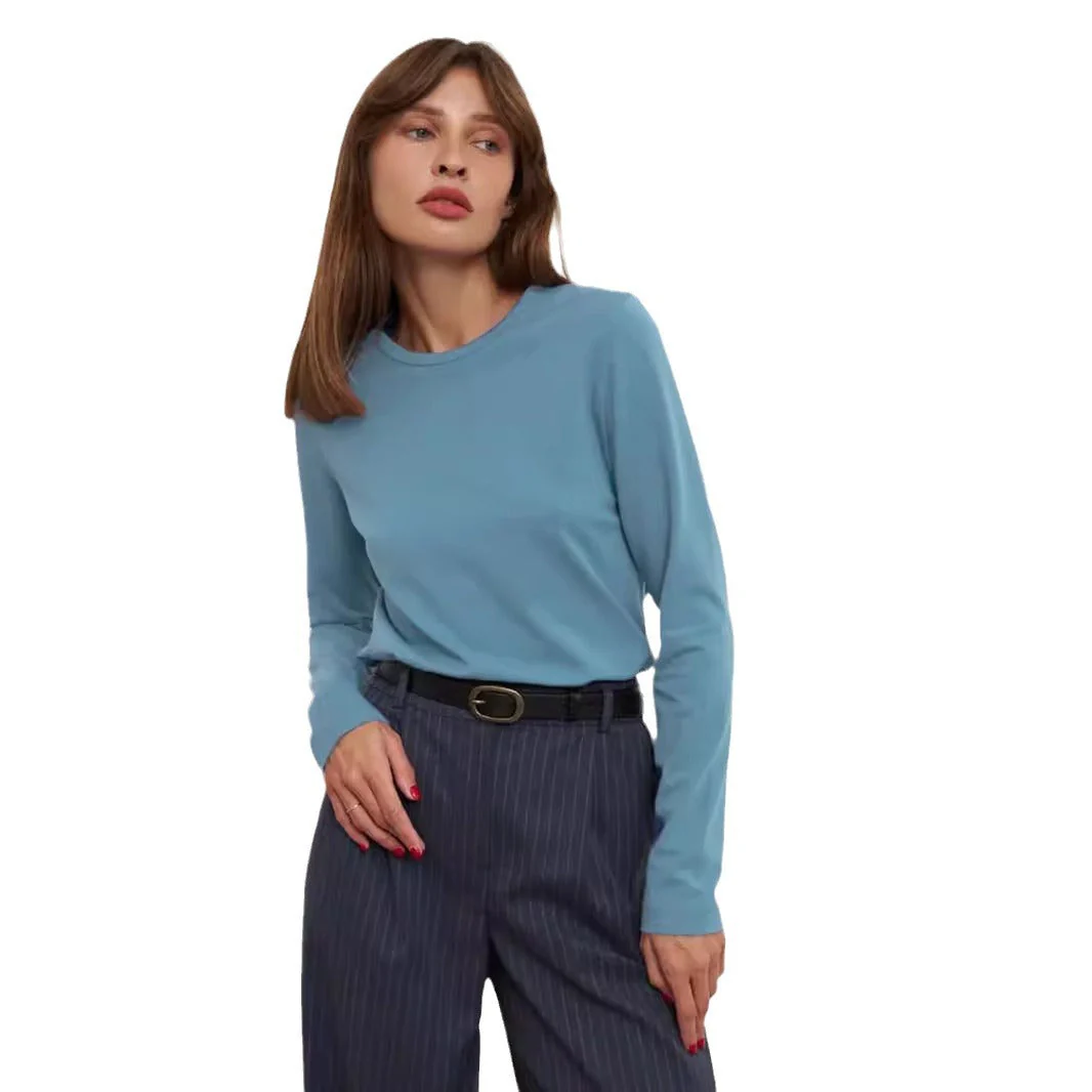 T-shirt à Manches Longues pour Femme – Haut Élégant et Décontracté Moderne - Image 5