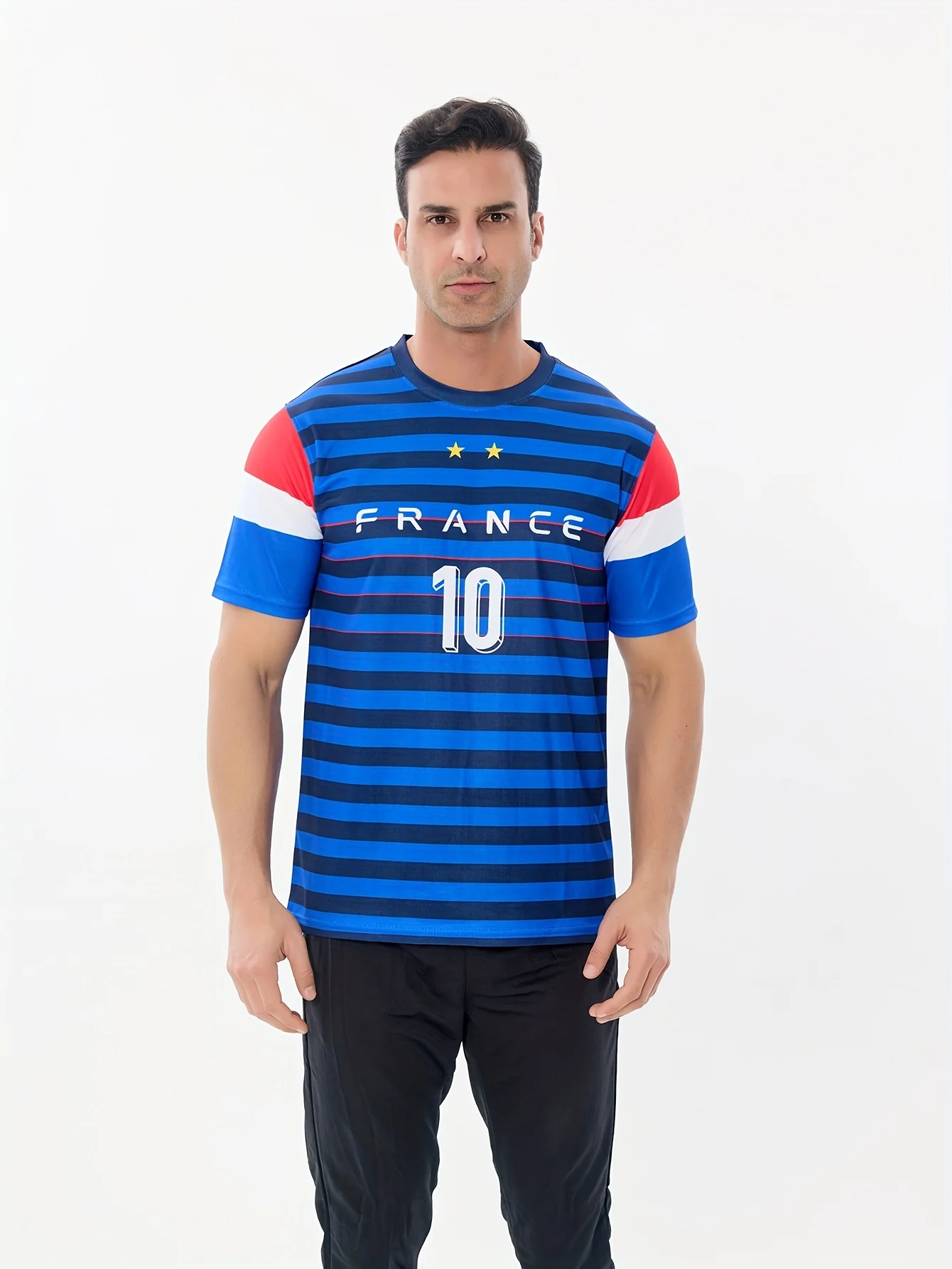 T-shirt de football homme France manches courtes - Supporter et entrainement - Image 2