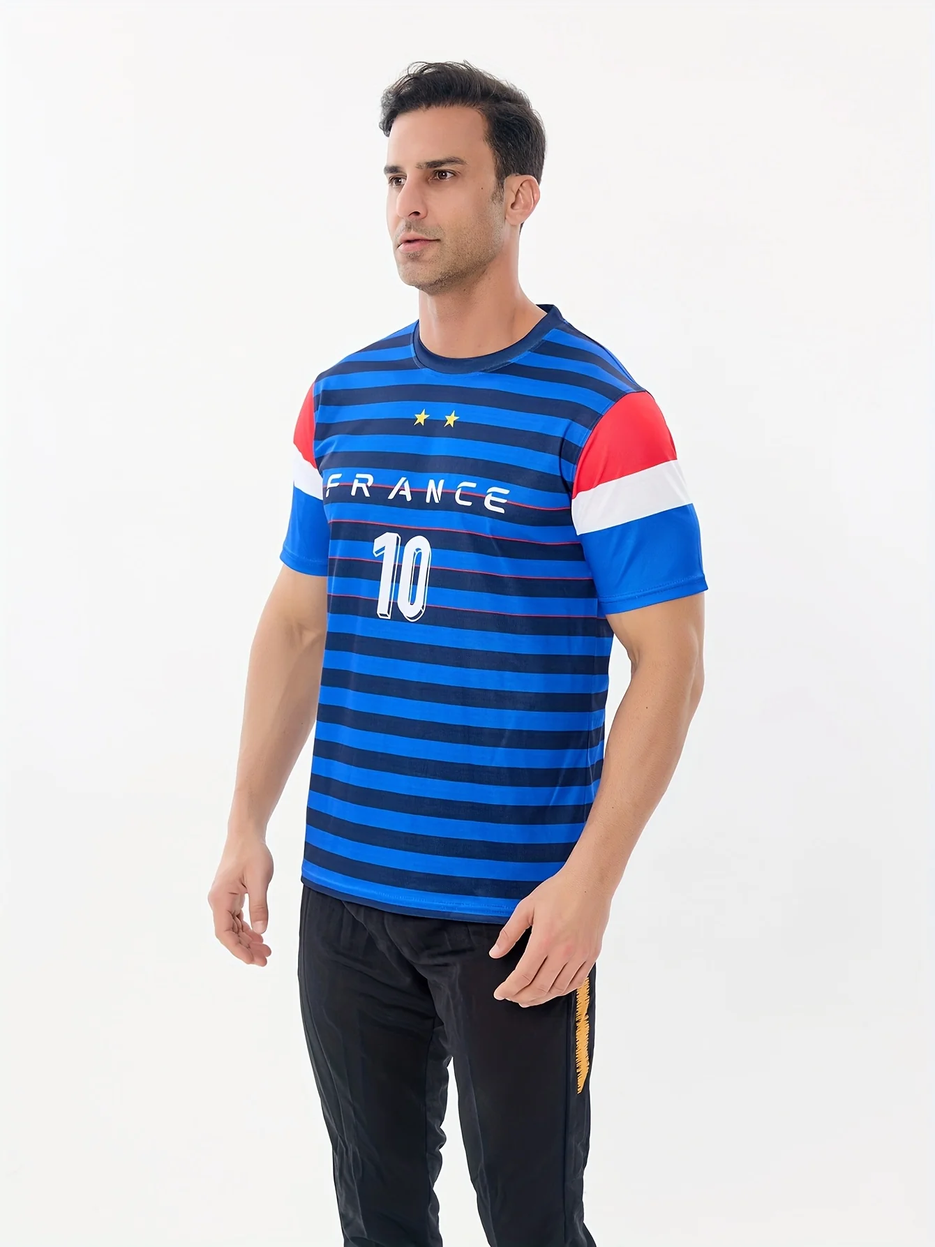 T-shirt de football homme France manches courtes - Supporter et entrainement - Image 6
