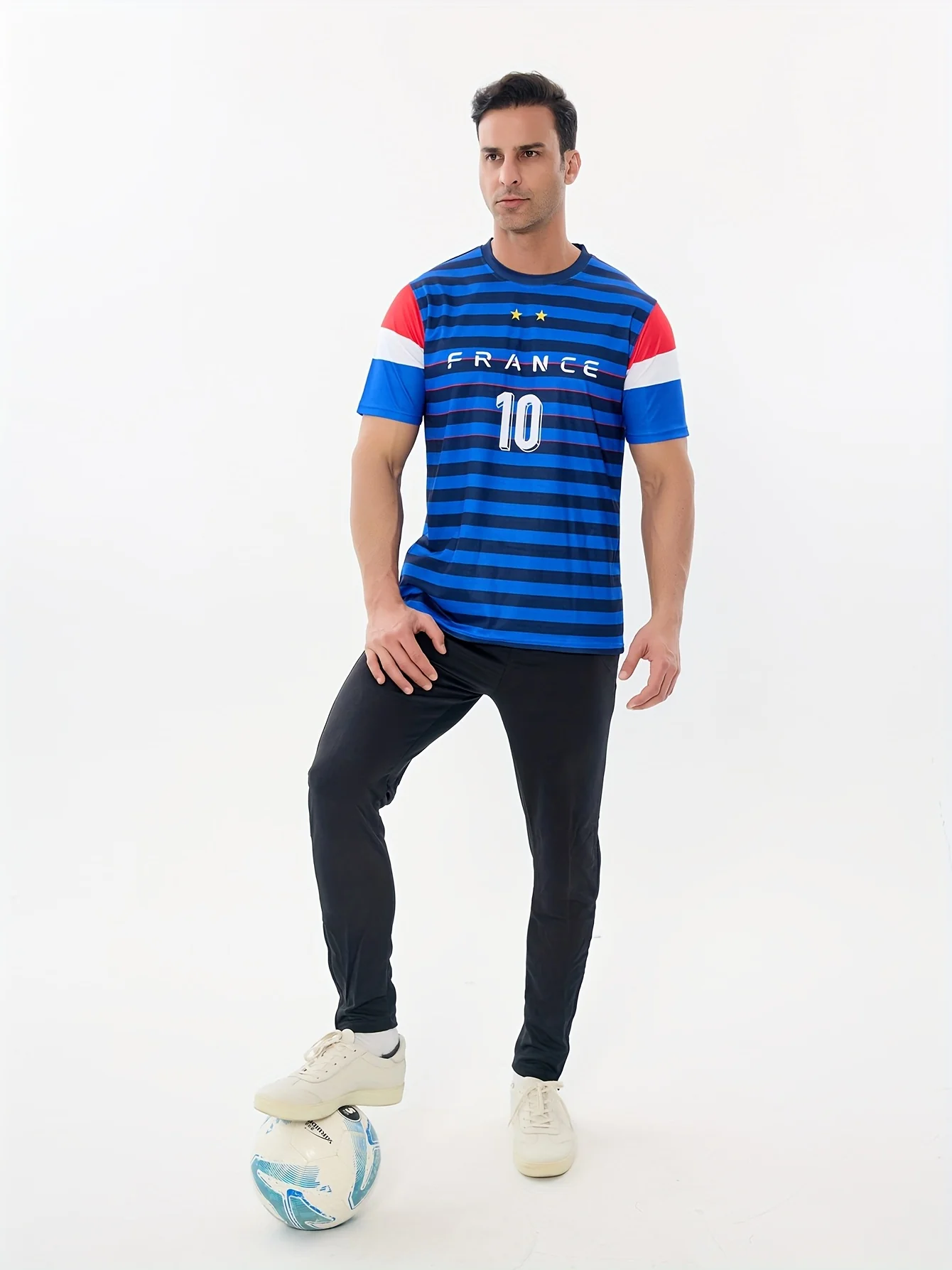 T-shirt de football homme France manches courtes - Supporter et entrainement - Image 8