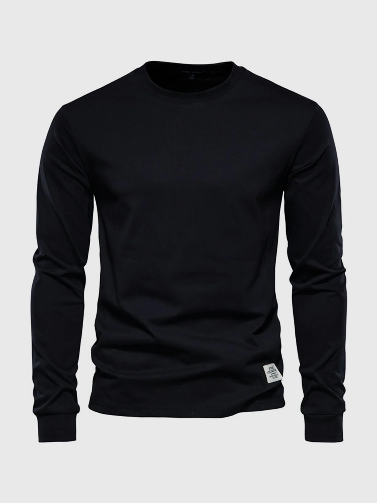 T-Shirt Homme Manches Longues en Coton – Col Rond Décontracté - Image 13