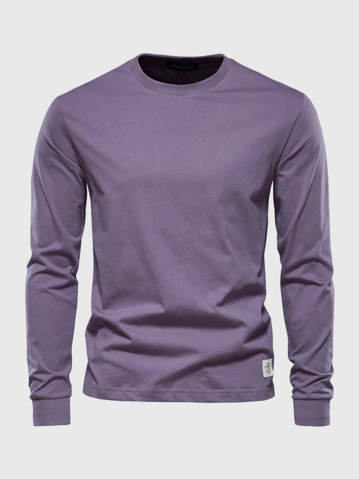 T-Shirt Homme Manches Longues en Coton – Col Rond Décontracté - Image 3