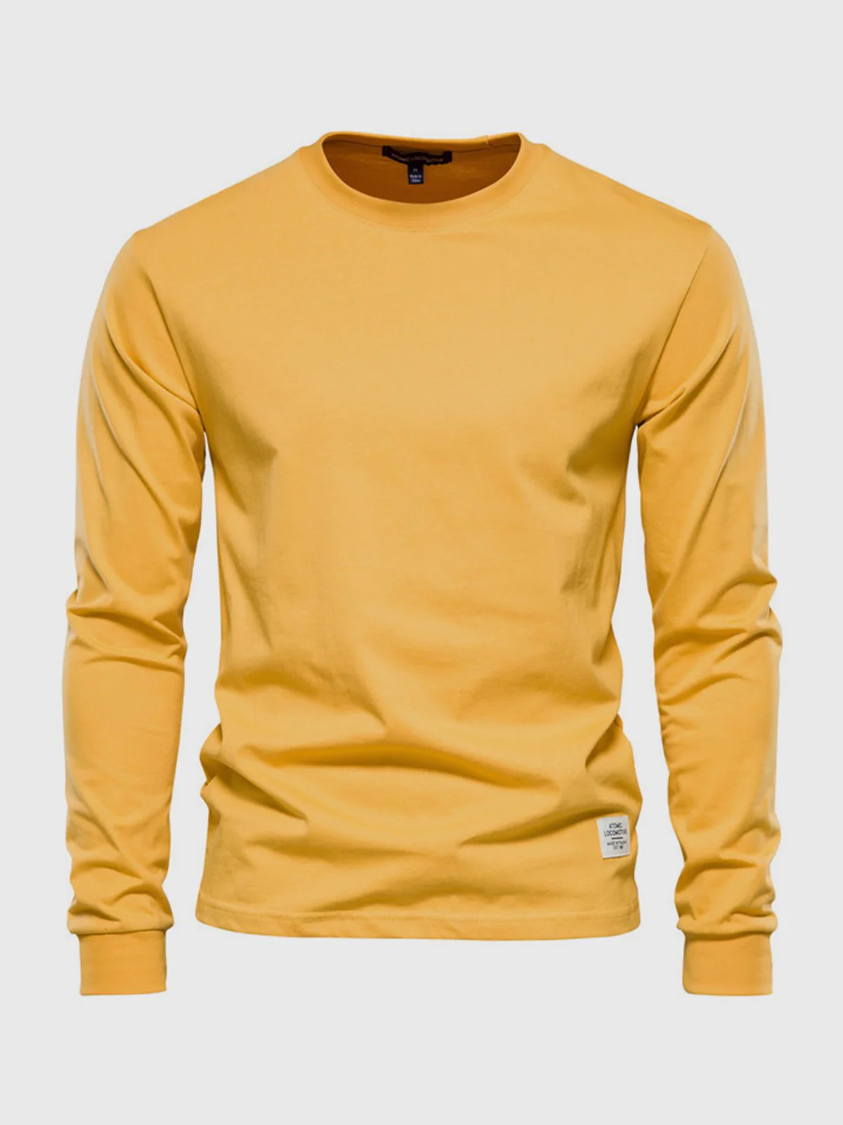 T-Shirt Homme Manches Longues en Coton – Col Rond Décontracté - Image 9