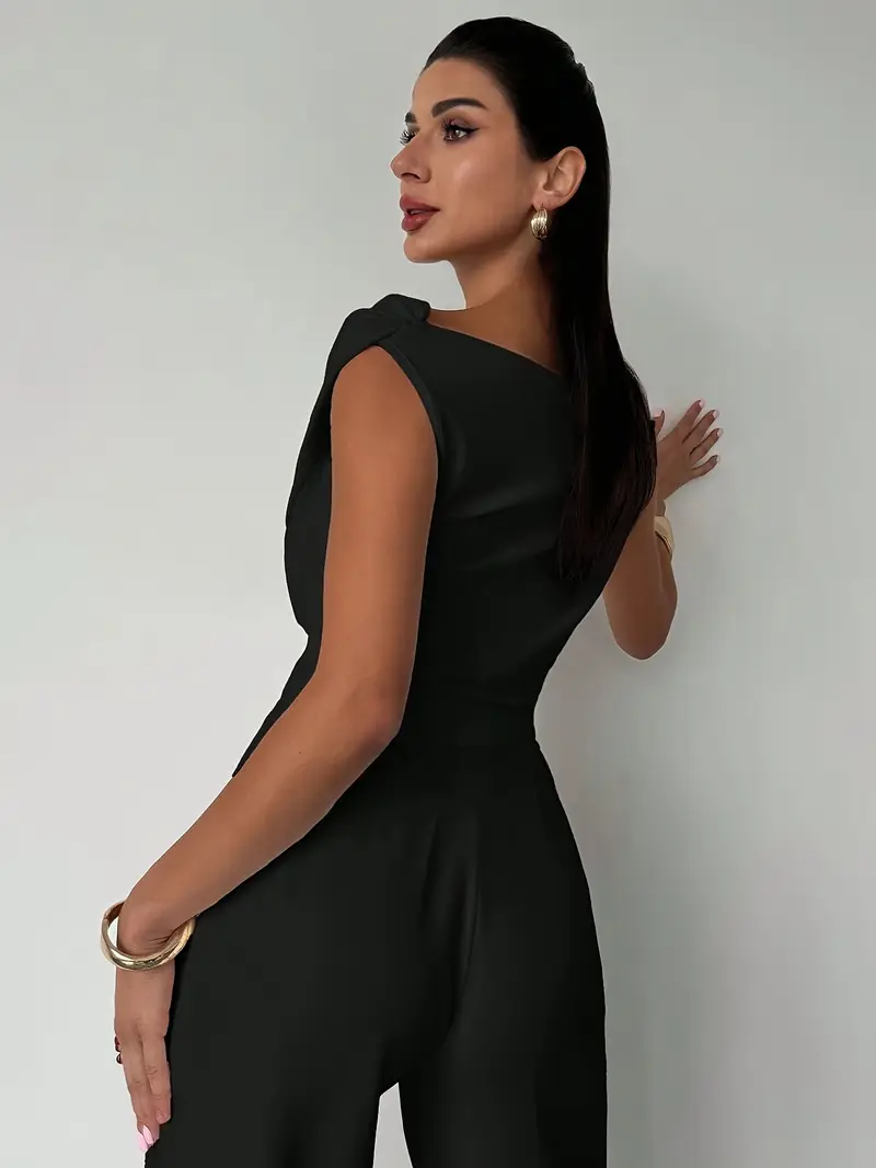 Top à épaules drapées pour femme – Style moderne, élégant et décontracté - Image 13