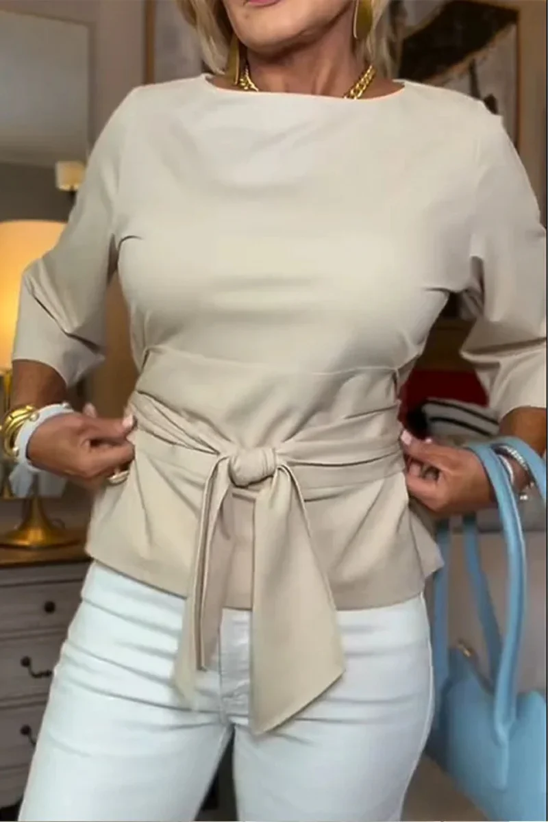 Top femme noue a la taille - Elegant et feminin - Image 6