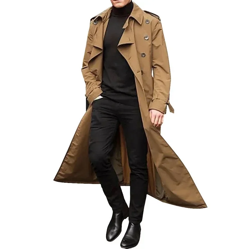 Trench coat décontracté et tendance pour hommes - Image 5