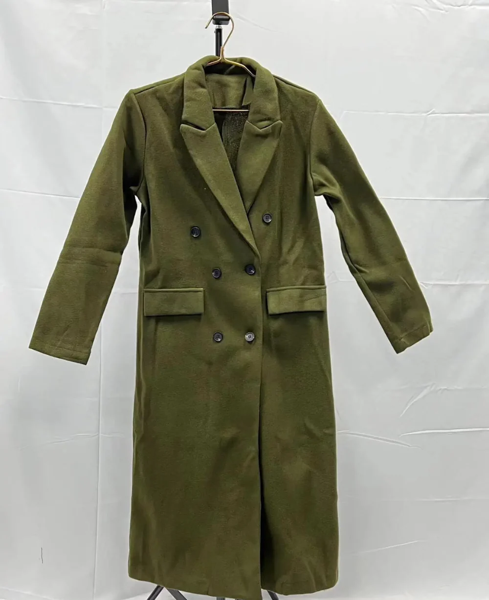 Trench-Coat Long Ajusté pour Femme – Confort Élégant Automne Hiver - Image 19