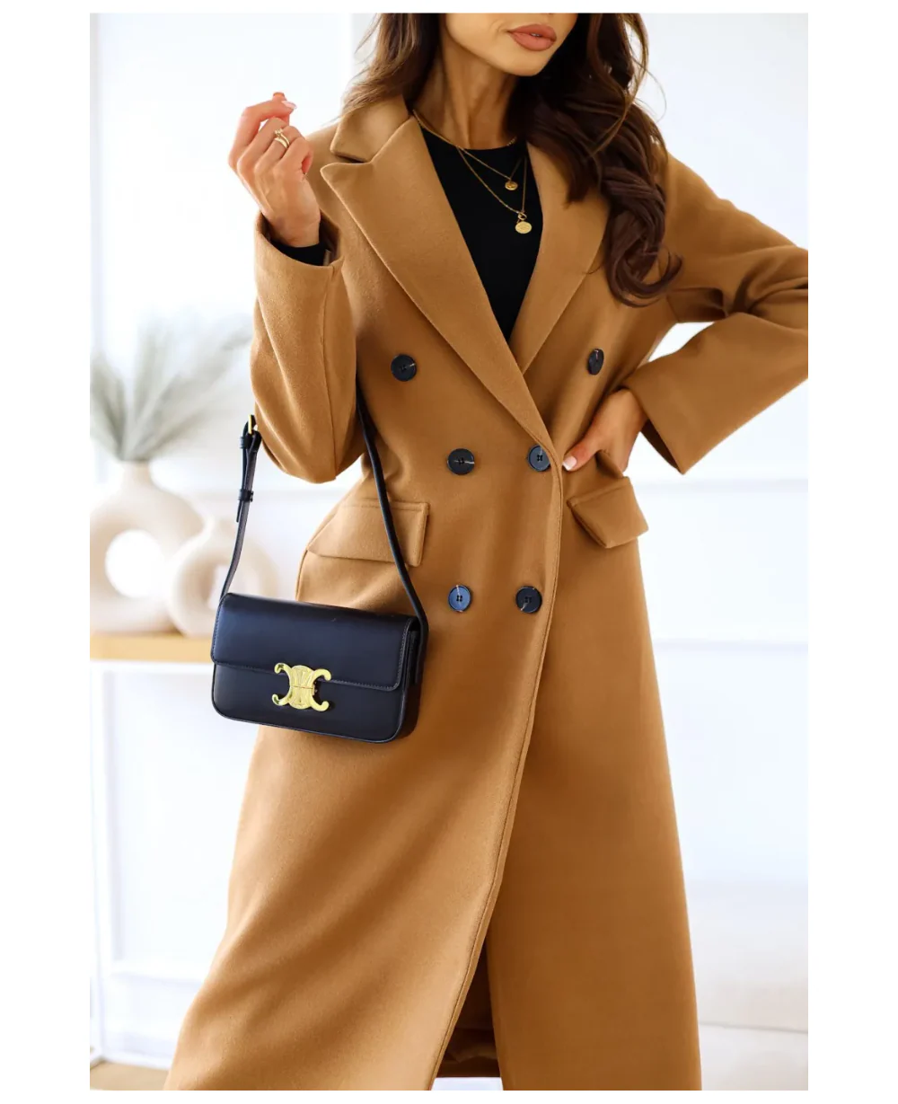 Trench-Coat Long Ajusté pour Femme – Confort Élégant Automne Hiver - Image 26