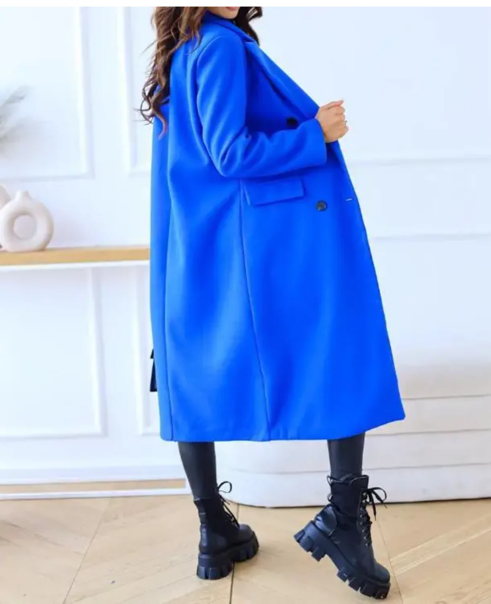 Trench-Coat Long Ajusté pour Femme – Confort Élégant Automne Hiver - Image 31