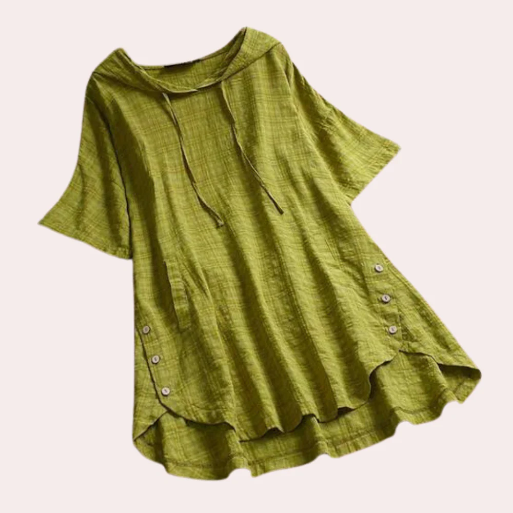 Tunique Femme Ample à Manches Courtes – Confort et Style en Un - Image 3