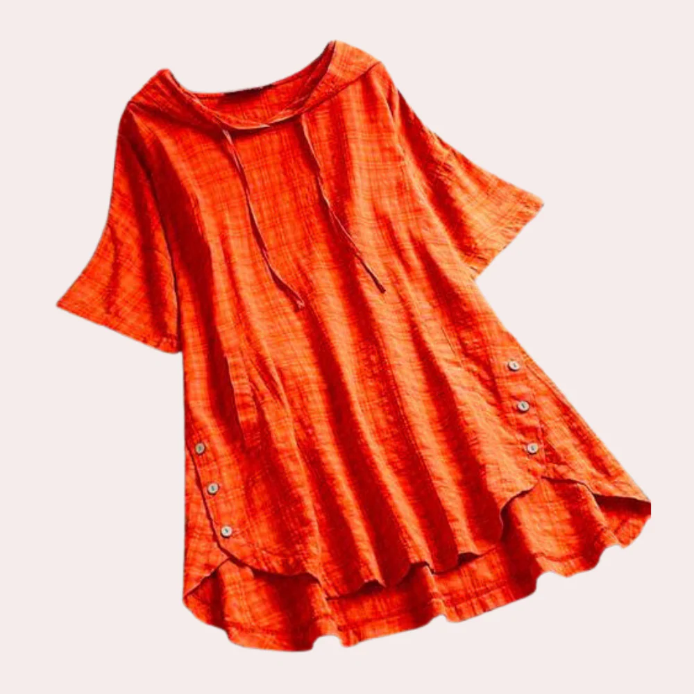 Tunique Femme Ample à Manches Courtes – Confort et Style en Un - Image 4