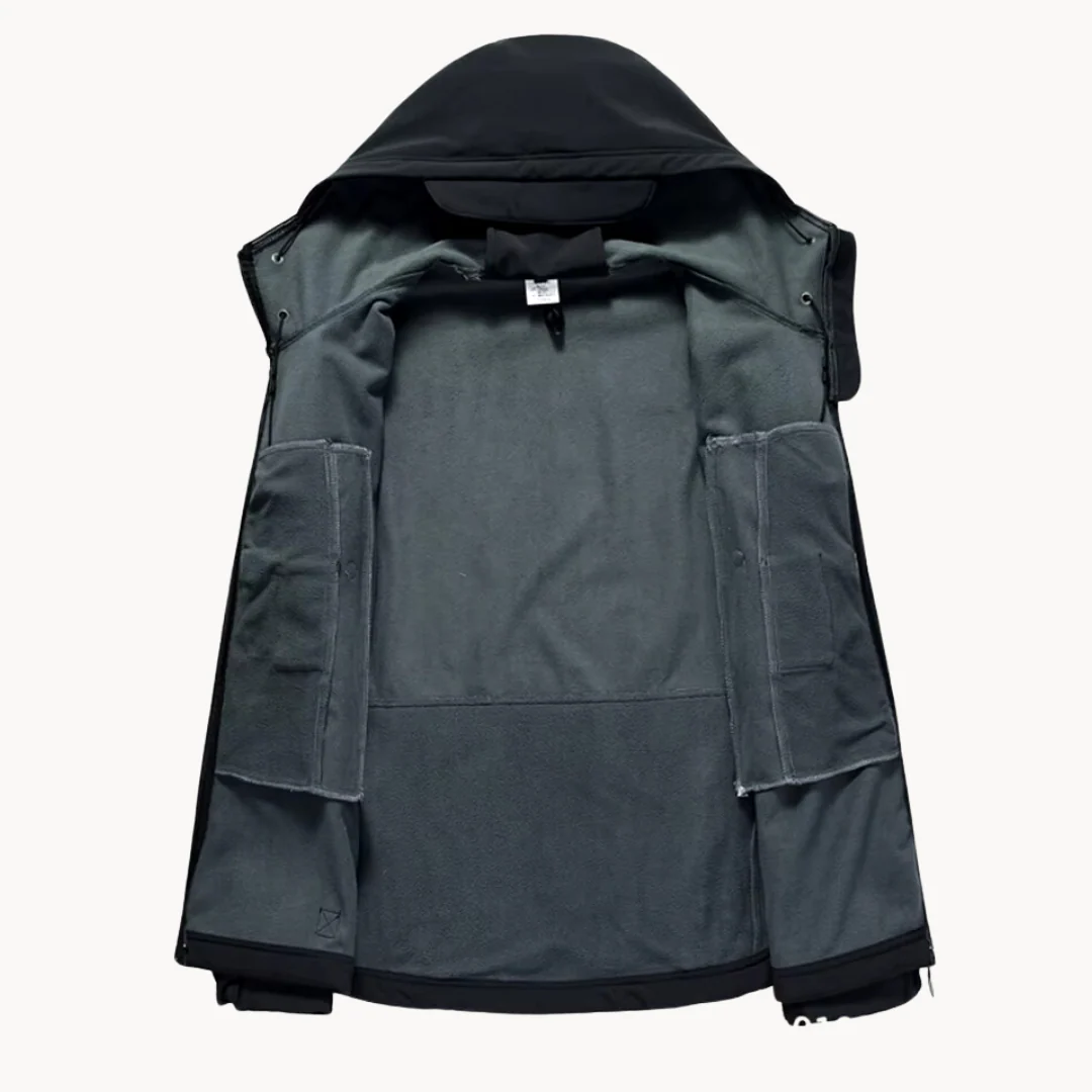 Veste à Capuche Étanche Ultralégère pour Homme –  Fermeture éclair Vêtements d'extérieur - Image 10