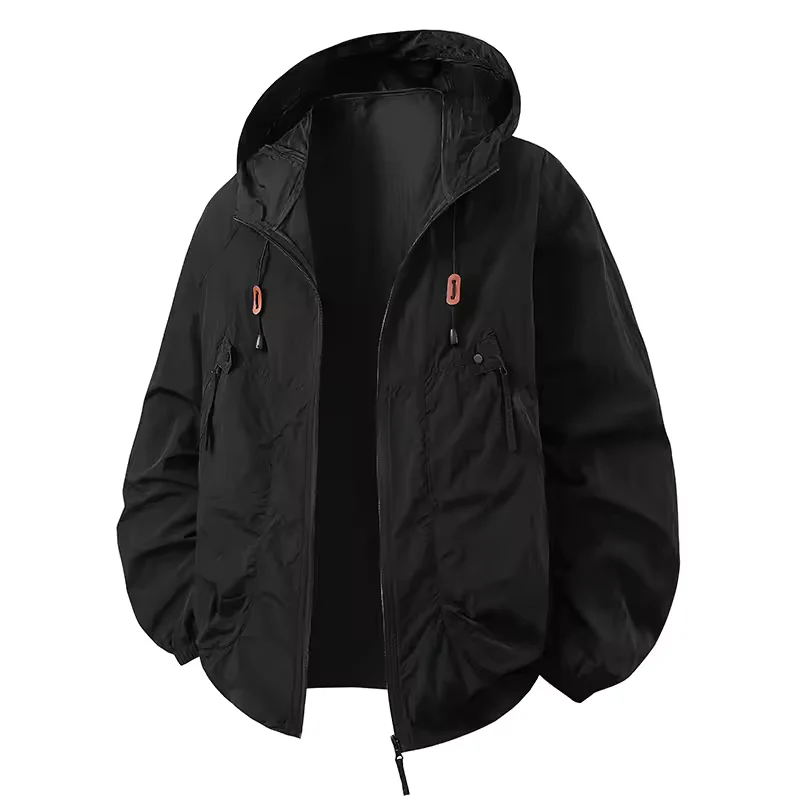 Veste à Capuche Outdoor Homme – Coupe-Vent Légère Premium - Image 4