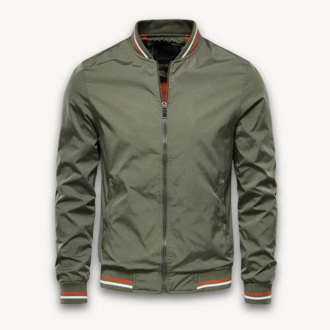 Veste Bomber Légère Décontractée Homme – Col Montant Stylé - Image 11