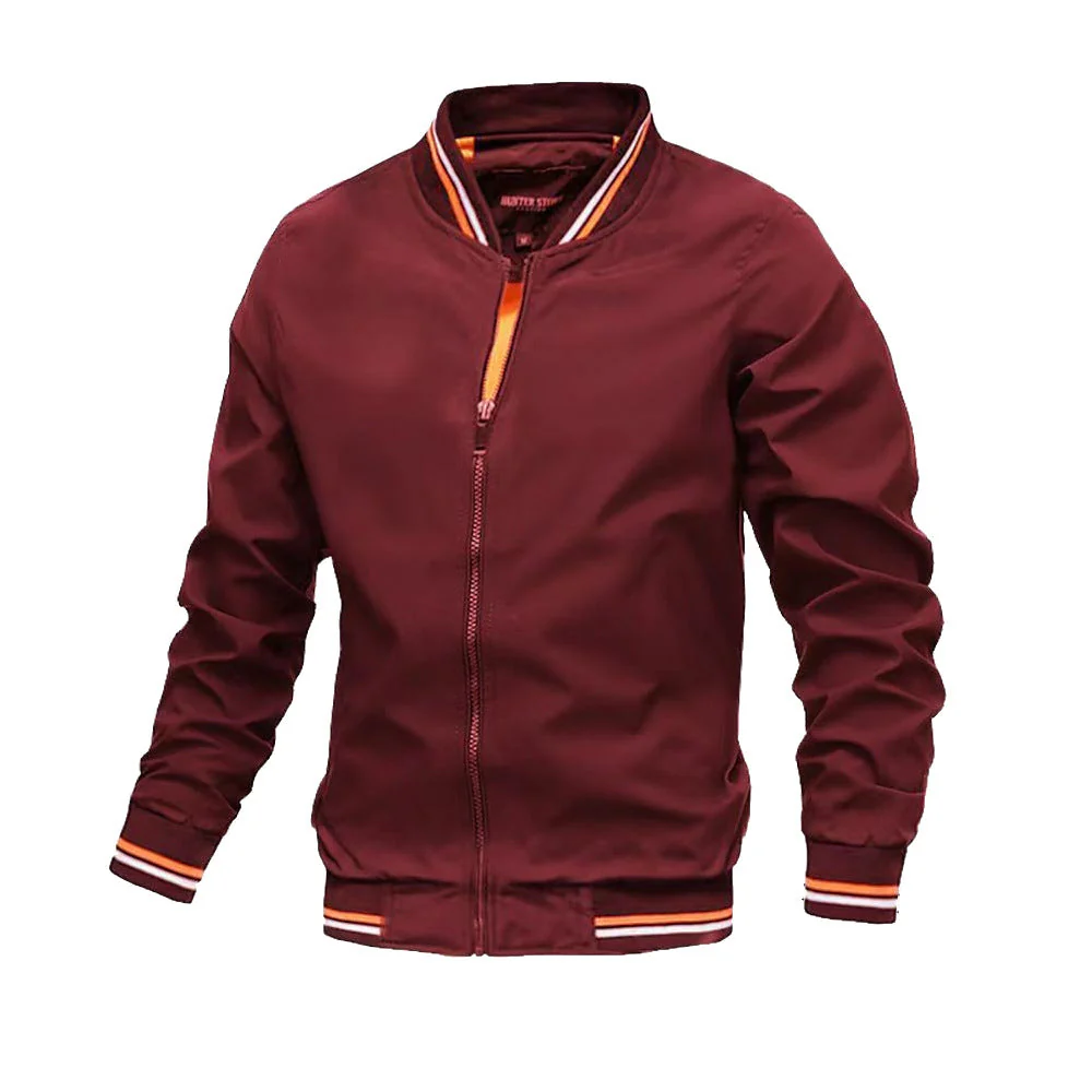 Veste Bomber Légère Décontractée Homme – Col Montant Stylé - Image 14