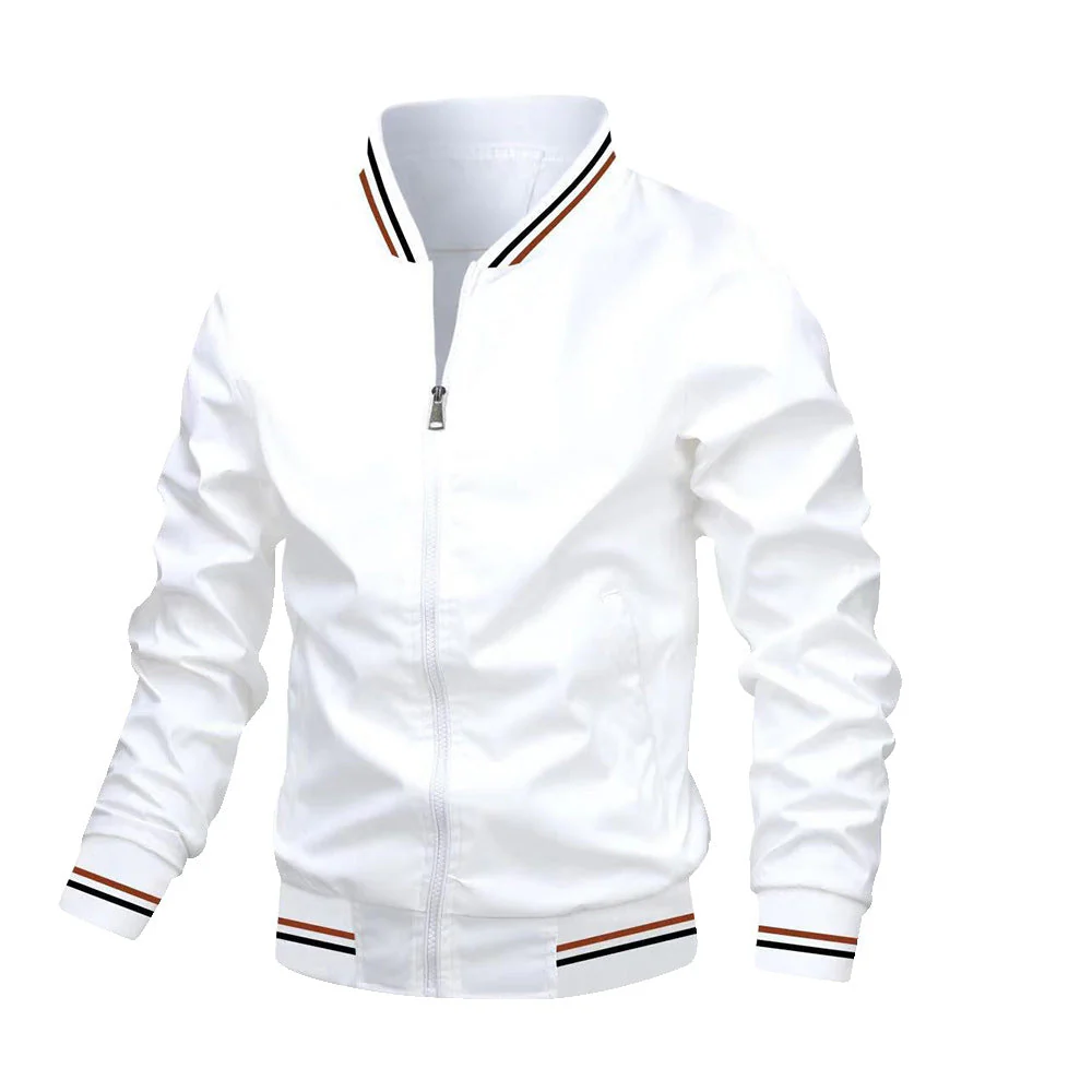 Veste Bomber Légère Décontractée Homme – Col Montant Stylé - Image 2