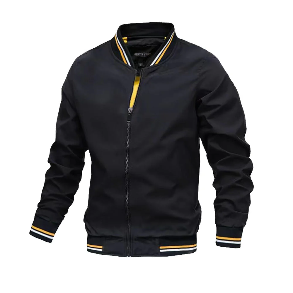 Veste Bomber Légère Décontractée Homme – Col Montant Stylé - Image 8
